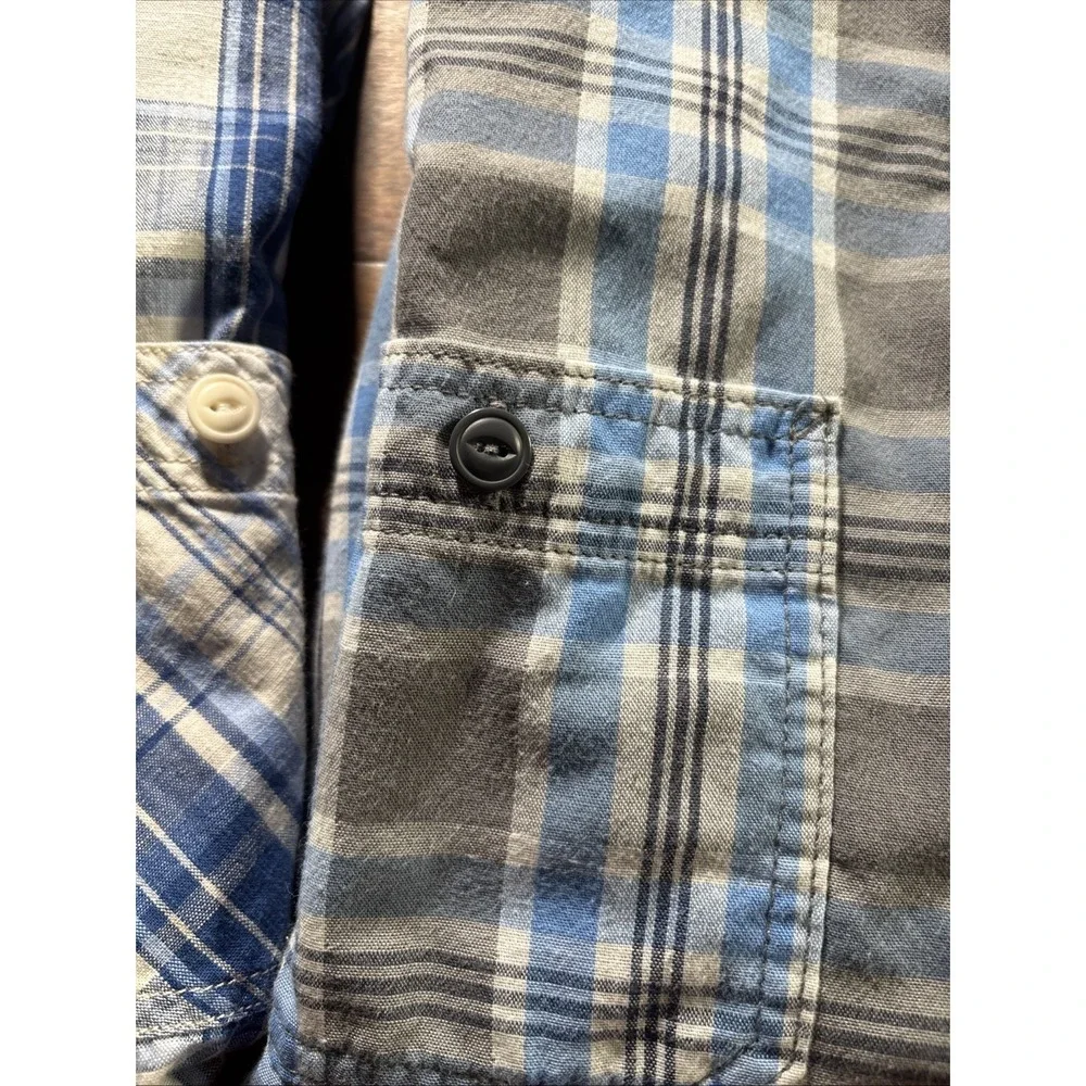 Lands' End Men's Size Small Plaid Button-Down Shirts Traditional Fit. Outdoor.‎